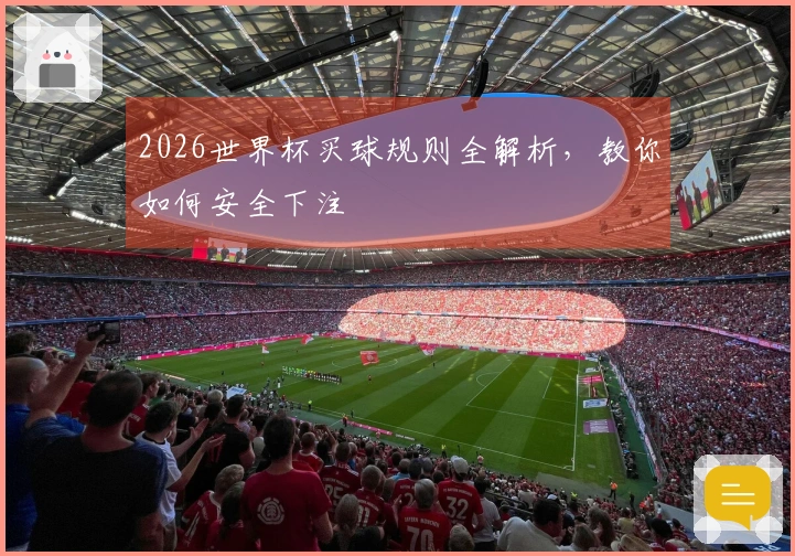 2026世界杯买球规则全解析，教你如何安全下注